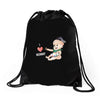 Cute Baby Painter's Mom Love Drawstring Bags