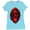 kong gorilla Ladies Fitted T-Shirt