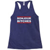 bonjour bitches Racerback Tank