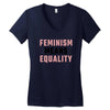 Feminism Means Equality Women's V-Neck T-Shirt