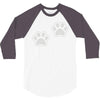dog paws set of 2 3/4 Sleeve Shirt