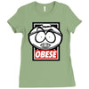 obese (collab with jay hai) Ladies Fitted T-Shirt
