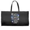 angry doctor Weekender Totes