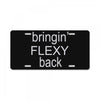bringin flexy License Plate