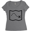 trail marks Women's Triblend Scoop T-shirt