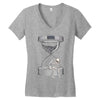 please wait Women's V-Neck T-Shirt