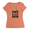 cats cats cats Women's Triblend Scoop T-shirt