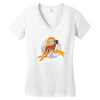 boxers support leukemia awareness Women's V-Neck T-Shirt