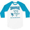 shuffle feel the movement 3/4 Sleeve Shirt