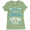 Grumpy Old Mechanic Ladies Fitted T-Shirt