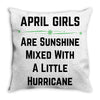 April Girls Throw Pillow
