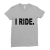 i ride Ladies Fitted T-Shirt