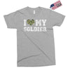 i love my soldier regular camouflage Exclusive T-shirt