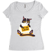 i dont want to job Women's Triblend Scoop T-shirt