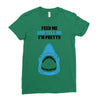 Feed Me and Tell Me I'm Pretty Baby Boy Ladies Fitted T-Shirt