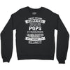 Super Cool Pops Of A Freaking Awesome Granddaughter Crewneck Sweatshirt
