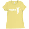 wanna screw Ladies Fitted T-Shirt