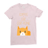 cattfeine mug Ladies Fitted T-Shirt