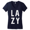 lazy Women's V-Neck T-Shirt