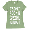 rock n grohl Ladies Fitted T-Shirt
