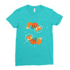 space fox Ladies Fitted T-Shirt