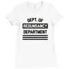 redundancy Ladies Fitted T-Shirt
