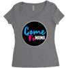 mommy Women's Triblend Scoop T-shirt