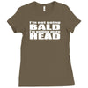 bald Ladies Fitted T-Shirt