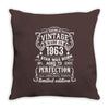 Vintage 1963 Throw Pillow