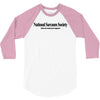 national sarcasm society funny t shirt college s 3xl 3/4 Sleeve Shirt