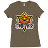 old divers Ladies Fitted T-Shirt