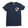 Great Wave Of Kanagawa Hokusai Pocket Ladies Fitted T-Shirt