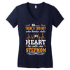 There's This Boy Who Stole My Heart He Calls Me Stepmom Women's V-Neck T-Shirt