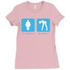your girlfriend my girlfriend mens funny t shirt Ladies Fitted T-Shirt