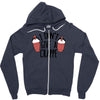 i don't give a crappe Zipper Hoodie