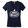 happy halloween 5 Women's V-Neck T-Shirt