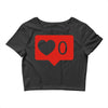 no love notification Crop Top