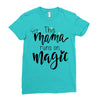 This Mama Runs on Magic Ladies Fitted T-Shirt