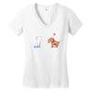 optimistic courtship Women's V-Neck T-Shirt