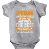 all men are created equal but only the best are born in september Baby Bodysuit