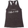 coffee and internet Racerback Tank