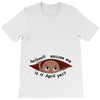 April Peeking Out Baby Boy T-Shirt