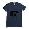 dad bear Ladies Fitted T-Shirt