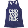 photographer Racerback Tank