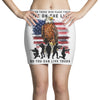 Honor Those Who Place Their Life On The Line Mini Skirts