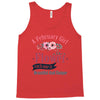 A February Girl Like A Flowers Tank Top