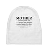 mother defined mothers day Baby Beanies