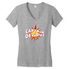 captain obvious Women's V-Neck T-Shirt