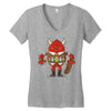 march of the monsters day 31 Women's V-Neck T-Shirt