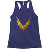 the fly bird   maverick jake paul   gold Racerback Tank